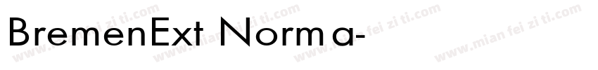 BremenExt Norma字体转换